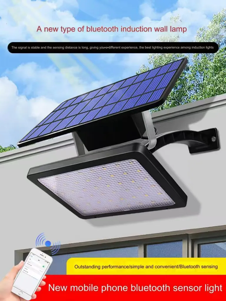 48 LED bluetooth sensor solar light ZH-106