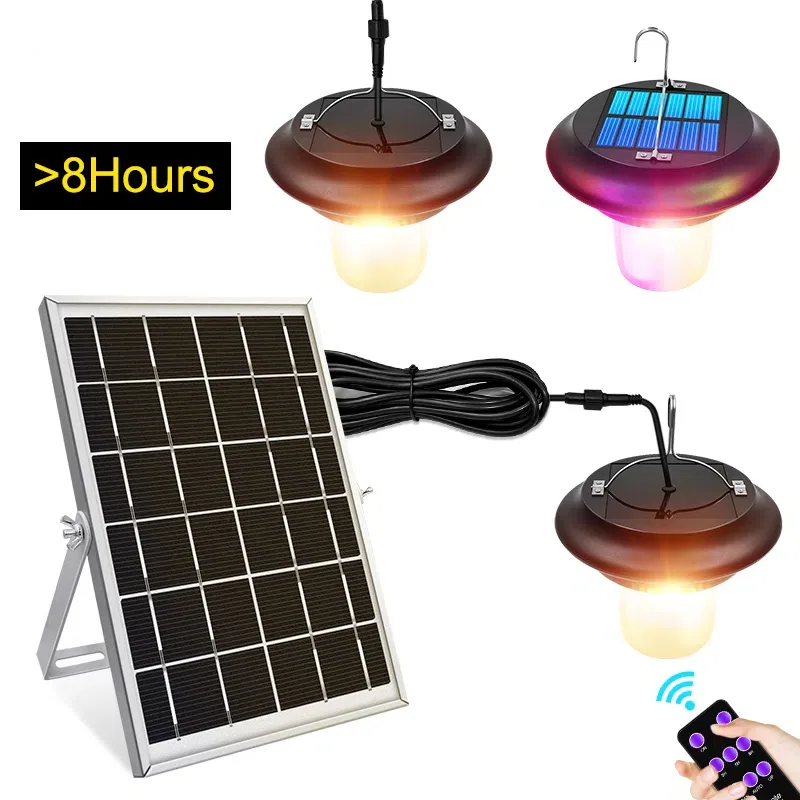 Dual Head Solar Pendant Light / Chandelier ZH-060