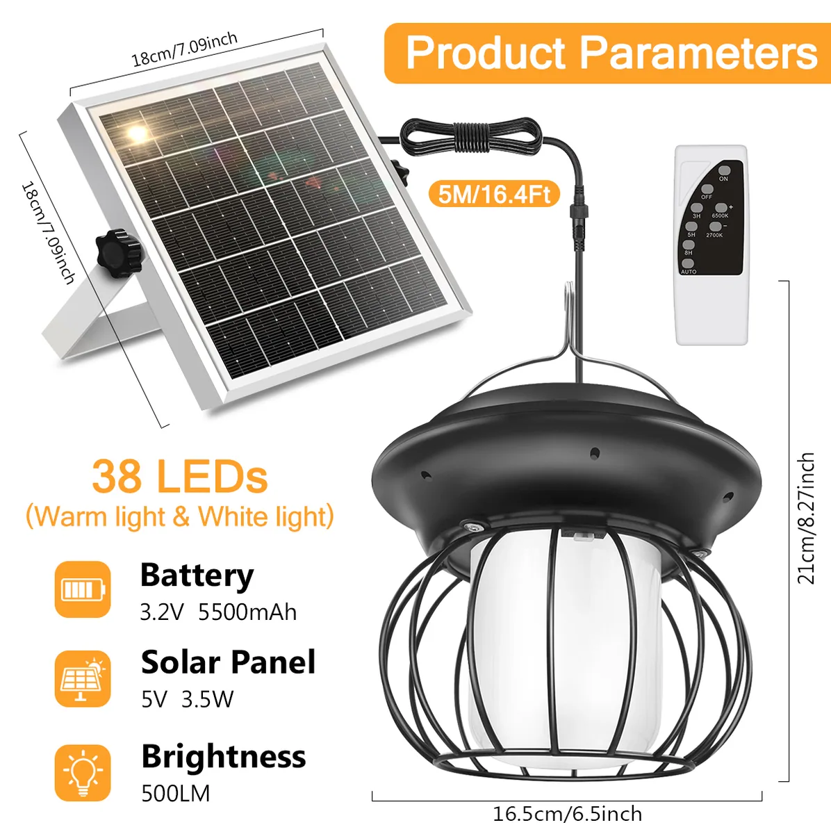 Pumpkin Halloween Solar Pendant Lights / Chandelier ZH-105