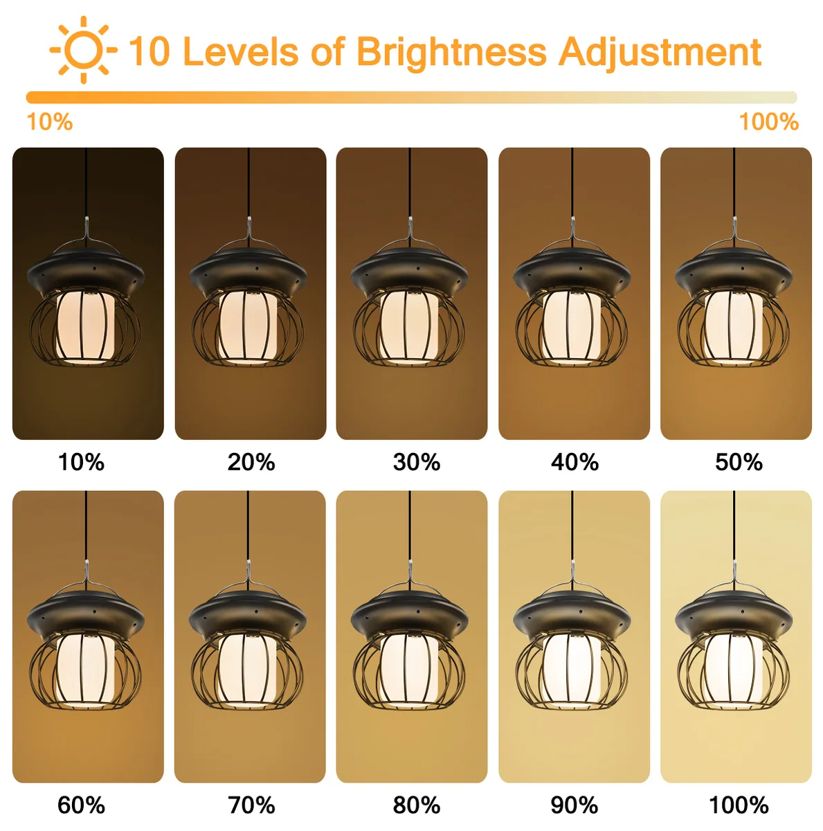 Pumpkin Halloween Solar Pendant Lights / Chandelier ZH-105 — photo 3